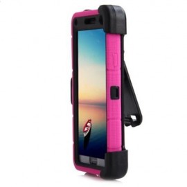 3 IN 1 TWO LAYERS HEAVY DUTY IMPACT RESISTANT DROP PROTECTION CASE WITH CLIP CIRCLE STAND 