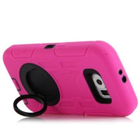 3 IN 1 FULL BODY PROTECTION COVER CASE SILICONE SHOCKPROOF COVER WITH BUILT-IN CIRCLE STAN