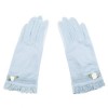 PAIR OF CUTE LACE SOLID COLOR GLOVES FOR WOMEN (RANDOM COLOR)