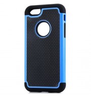 PLASTIC AND SOFT SILICONE MATERIAL BACK CASE COVER WITH FOOTBALL TEXTURE DESIGN FOR IPHONE