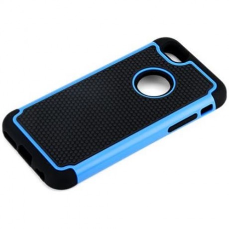 PLASTIC AND SOFT SILICONE MATERIAL BACK CASE COVER WITH FOOTBALL TEXTURE DESIGN FOR IPHONE