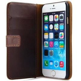 HIGH QUALITY PLASTIC AND ARTIFICIAL LEATHER COVER CASE WITH STAND AND CARD HOLDER FOR IPHO