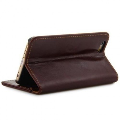 HIGH QUALITY PLASTIC AND ARTIFICIAL LEATHER COVER CASE WITH STAND AND CARD HOLDER FOR IPHO