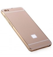 ANTI-SCRATCH PC BACK COVER CASE WITH ALUMINUM METAL BUMPER FRAME FOR XIAOMI NOTE (GOLDEN)