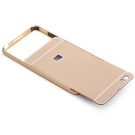ANTI-SCRATCH PC BACK COVER CASE WITH ALUMINUM METAL BUMPER FRAME FOR XIAOMI NOTE (GOLDEN)