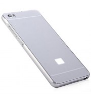 ANTI-SCRATCH PC BACK COVER CASE WITH ALUMINUM METAL BUMPER FRAME FOR XIAOMI NOTE (SILVER)