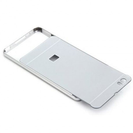 ANTI-SCRATCH PC BACK COVER CASE WITH ALUMINUM METAL BUMPER FRAME FOR XIAOMI NOTE (SILVER)