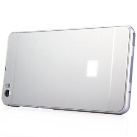 ANTI-SCRATCH PC BACK COVER CASE WITH ALUMINUM METAL BUMPER FRAME FOR XIAOMI NOTE (SILVER)