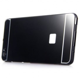 ANTI-SCRATCH PC BACK COVER CASE WITH ALUMINUM METAL BUMPER FRAME FOR XIAOMI NOTE (BLACK)