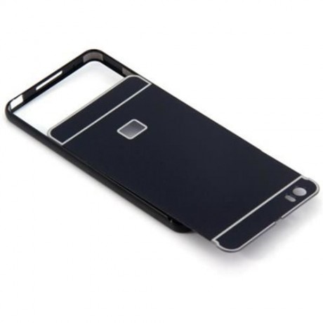 ANTI-SCRATCH PC BACK COVER CASE WITH ALUMINUM METAL BUMPER FRAME FOR XIAOMI NOTE (BLACK)