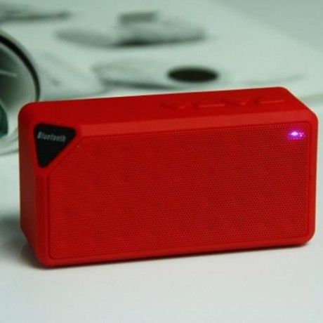 X3 BLUETOOTH V2.1 MINI WIRELESS PORTABLE SPEAKER WITH FM RADIO USB INPUT (GREEN)