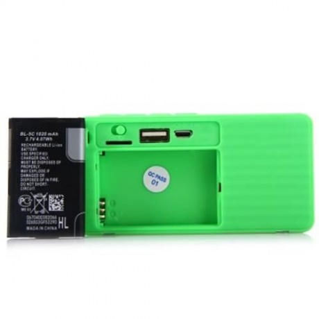 X3 BLUETOOTH V2.1 MINI WIRELESS PORTABLE SPEAKER WITH FM RADIO USB INPUT (GREEN)