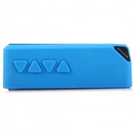 X3 BLUETOOTH V2.1 MINI WIRELESS PORTABLE SPEAKER WITH FM RADIO USB INPUT (BLUE)