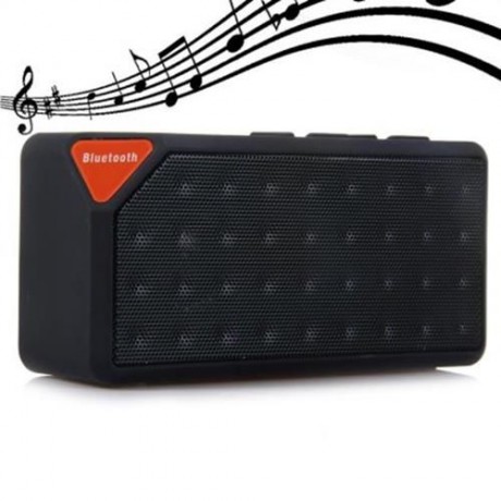 X3 BLUETOOTH V2.1 MINI WIRELESS PORTABLE SPEAKER WITH FM RADIO USB INPUT (BLACK)