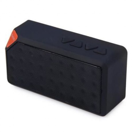 X3 BLUETOOTH V2.1 MINI WIRELESS PORTABLE SPEAKER WITH FM RADIO USB INPUT (BLACK)