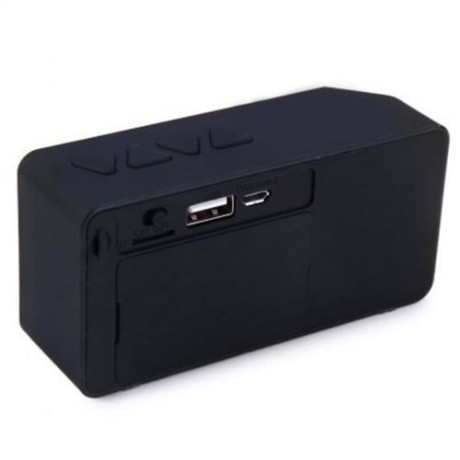 X3 BLUETOOTH V2.1 MINI WIRELESS PORTABLE SPEAKER WITH FM RADIO USB INPUT (BLACK)