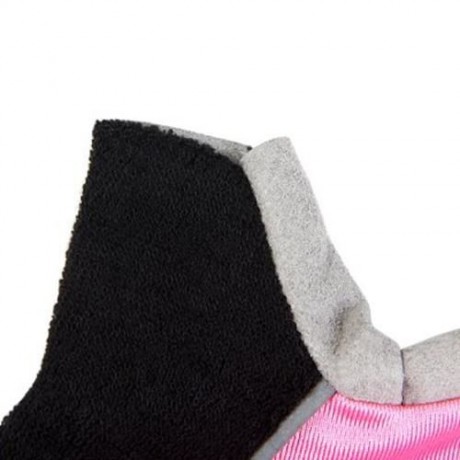 QEPAE OUTDOOR SPORTS FINGERLESS GEL BREATHABLE GLOVES WITH TAKE-OFF ROPE (PINK)