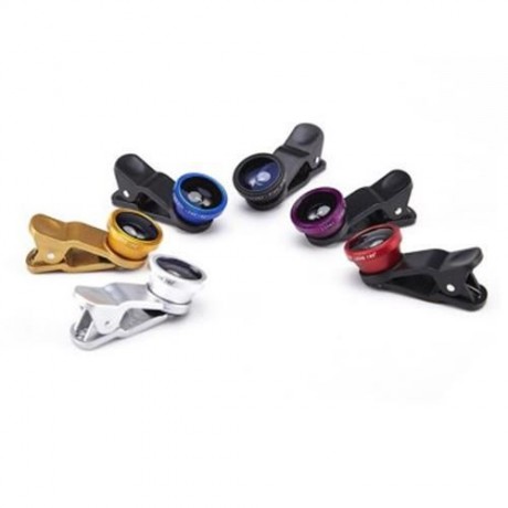 LIEQI LQ - 180 UNIVERSAL 180 DEGREE CLIP-ON PHOTO FISHEYE LENS (GOLDEN)
