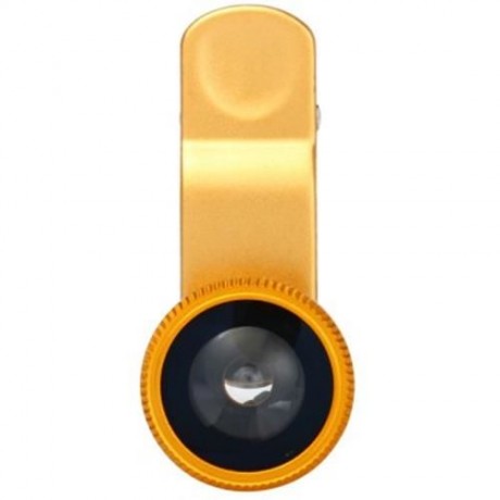 LIEQI LQ - 180 UNIVERSAL 180 DEGREE CLIP-ON PHOTO FISHEYE LENS (GOLDEN)