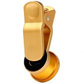 LIEQI LQ - 180 UNIVERSAL 180 DEGREE CLIP-ON PHOTO FISHEYE LENS (GOLDEN)