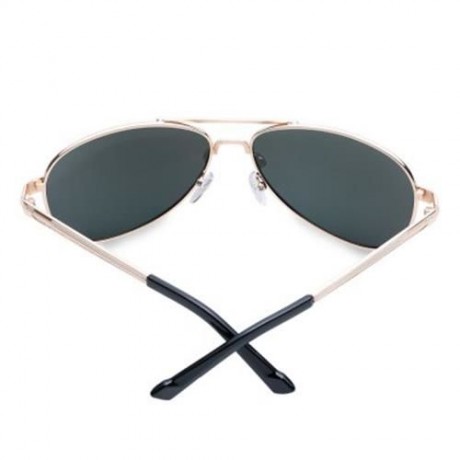 FASHIONABLE SIMPLE COLORED ALLOY FULL FRAME SUNGLASSES FOR MEN (RANDOM COLOR PATTERN)