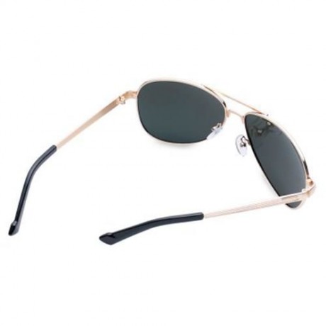 FASHIONABLE SIMPLE COLORED ALLOY FULL FRAME SUNGLASSES FOR MEN (RANDOM COLOR PATTERN)