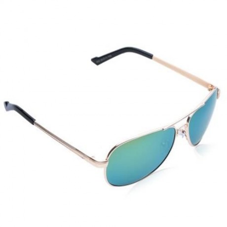 FASHIONABLE SIMPLE COLORED ALLOY FULL FRAME SUNGLASSES FOR MEN (RANDOM COLOR PATTERN)