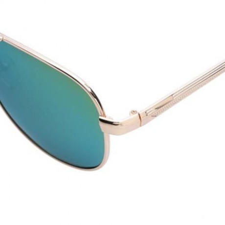 FASHIONABLE SIMPLE COLORED ALLOY FULL FRAME SUNGLASSES FOR MEN (RANDOM COLOR PATTERN)