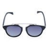 CHIC ALLOY BAR AND FULL FRAME DESIGN SUNGLASSES FOR WOMEN (SILVER GRAY)