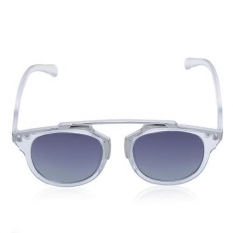 CHIC ALLOY BAR AND BLACK FRAME DESIGN SUNGLASSES FOR WOMEN (BLACK)