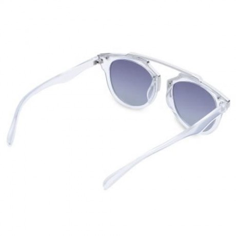 CHIC ALLOY BAR AND BLACK FRAME DESIGN SUNGLASSES FOR WOMEN (BLACK)