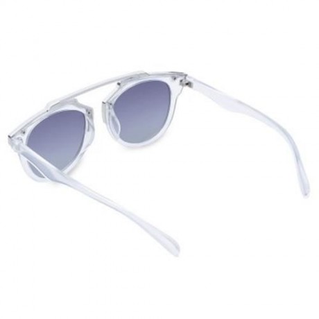 CHIC ALLOY BAR AND BLACK FRAME DESIGN SUNGLASSES FOR WOMEN (BLACK)
