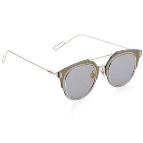 CHIC RETRO METAL FULL FRAME SUNGLASSES FOR WOMEN (RANDOM COLOR)