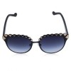STYLISH WOMEN'S DIAMOND SHAPE ALLOY EMBELLISHED SUNGLASSES (RANDOM COLOR PATTERN)