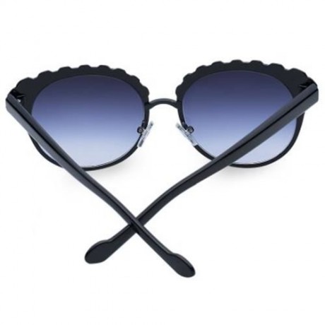 STYLISH WOMEN'S DIAMOND SHAPE ALLOY EMBELLISHED SUNGLASSES (RANDOM COLOR PATTERN)