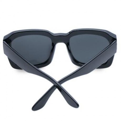 CHIC SOLID COLOR FRAME SUNGLASSES FOR WOMEN (BLACK)
