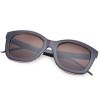CHIC FULL FRAME SOLID COLOR SUNGLASSES FOR WOMEN (TEA-COLORED)