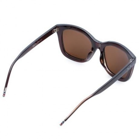 CHIC FULL FRAME SOLID COLOR SUNGLASSES FOR WOMEN (TEA-COLORED)