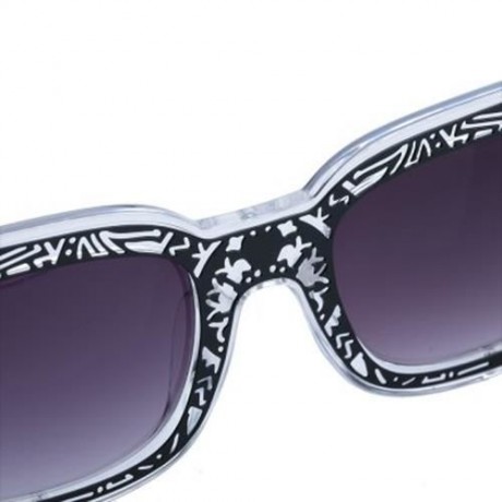 FASHIONABLE HOLLOW OUT FLOWER PATTERN ALLOY FULL FRAME SUNGLASSES FOR WOMEN (RANDOM COLOR 
