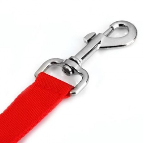 3 MODES LED PET LEASHES GLOWING LEOPARD PRINT DESIGN PUPPY TRACTION BELT (RED)