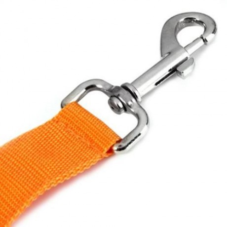 3 MODES LED PET LEASHES GLOWING LEOPARD PRINT DESIGN PUPPY TRACTION BELT (ORANGE)