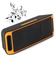 K812 PORTABLE BLUETOOTH V2.1 STEREO SPEAKER WITH BUILT-IN MICROPHONE TF CARD AUX SLOT (ORA