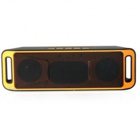 K812 PORTABLE BLUETOOTH V2.1 STEREO SPEAKER WITH BUILT-IN MICROPHONE TF CARD AUX SLOT (ORA