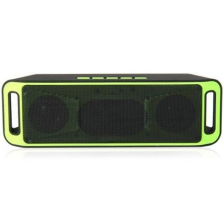 K812 PORTABLE BLUETOOTH V2.1 STEREO SPEAKER WITH BUILT-IN MICROPHONE TF CARD AUX SLOT (GRE