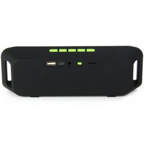 K812 PORTABLE BLUETOOTH V2.1 STEREO SPEAKER WITH BUILT-IN MICROPHONE TF CARD AUX SLOT (GRE