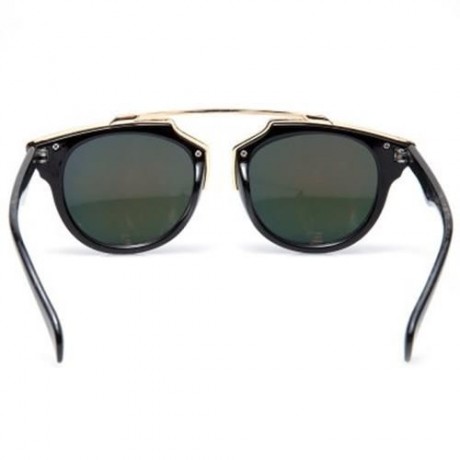 CHIC METAL MATCHING DESIGN FULL FRAME SUNGLASSES (RED)