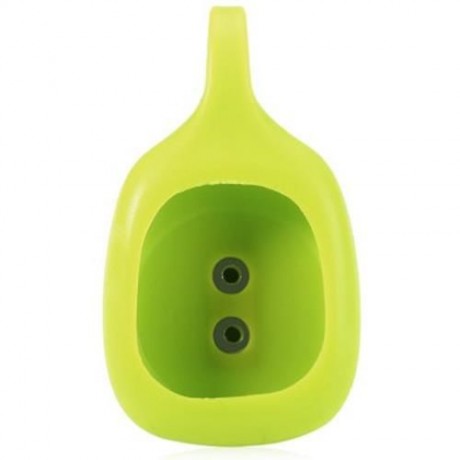 SILICONE MAGNETIC CLASP CLIP CASE HOLDER FOR FITBIT ZIP WIRELESS ACTIVITY TRACKER (GREEN)