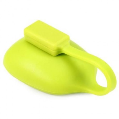 SILICONE MAGNETIC CLASP CLIP CASE HOLDER FOR FITBIT ZIP WIRELESS ACTIVITY TRACKER (GREEN)