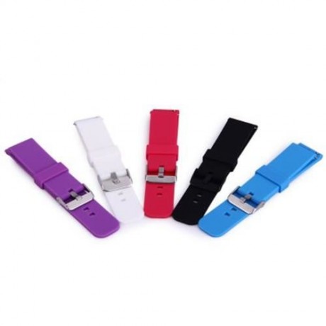 SOFT SILICONE REPLACEMENT SPORT WATCH WRIST BAND STRAP FOR COOKOO2 WATCH PEBBLE TIME LG MO