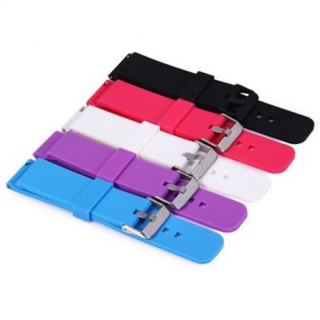 SOFT SILICONE REPLACEMENT SPORT WATCH WRIST BAND STRAP FOR COOKOO2 WATCH PEBBLE TIME LG MO